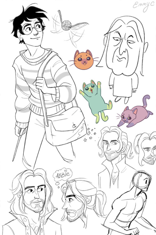 emmyc:  Various sketches from the past few weeks!