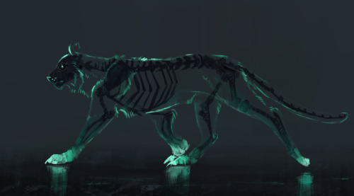 jademere: Compilation of my Surreal Tigers over the last year(s) :) This was a fun sketch subject to work on, but I’m moving on to other things now and probably won’t be adding to these guys anymore. 