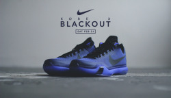 crispculture:  Nike Kobe X ‘Blackout’