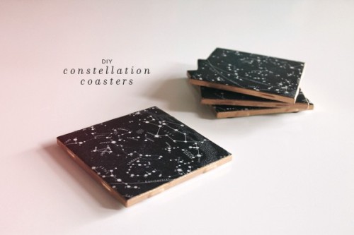 homemade-projects - DIY Constellation CoastersMore Homemade...