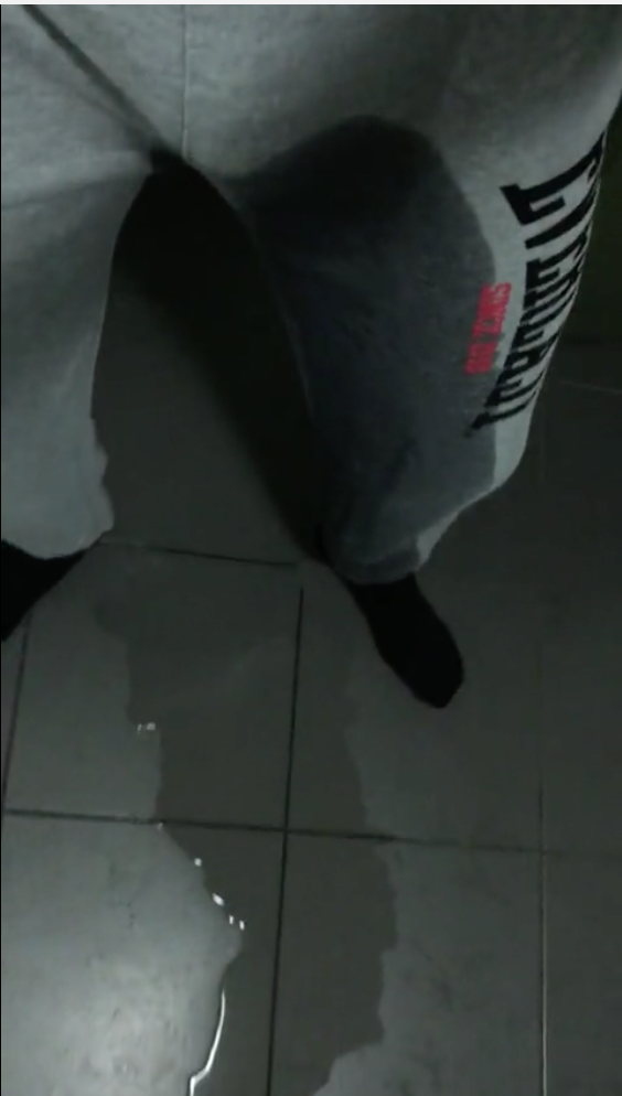 Pissing in my grey sweatpants | XTube Porn Video from abcd12345