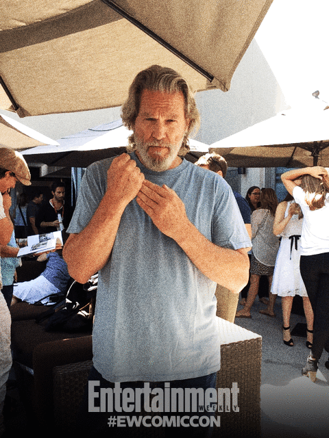 We’re capturing candids of every celebrity that comes through our studio at Comic-Con.
The man, the myth the legend, Jeff Bridges has already stopped by with The Giver cast.
See more, including Katharine McPhee, Seth Green, Robert Kirkman and more...