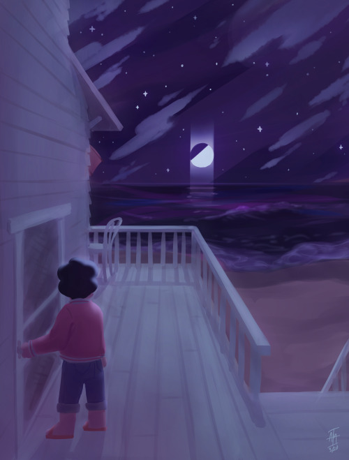 astrophysiciann: March 2020 - Being Humani painted this when steven universe future ended and i thin