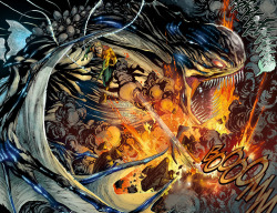 marvel-dc-art:Aquaman v7 #4 - “The Trench