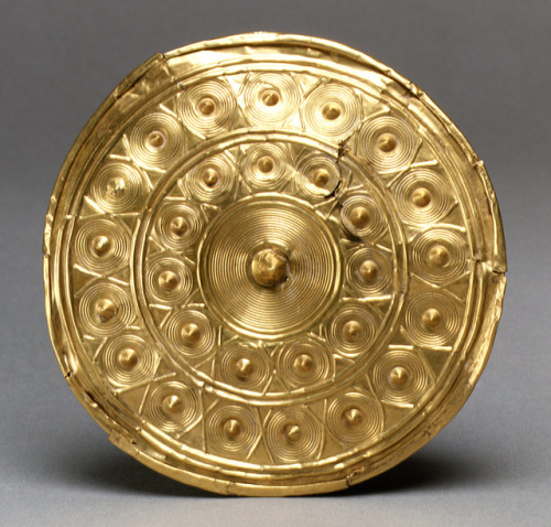 Disk from a ReelIrish, ca. 800 B.C.Medium: Gold