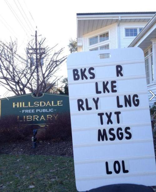 mysharona1987:Funny library signs.