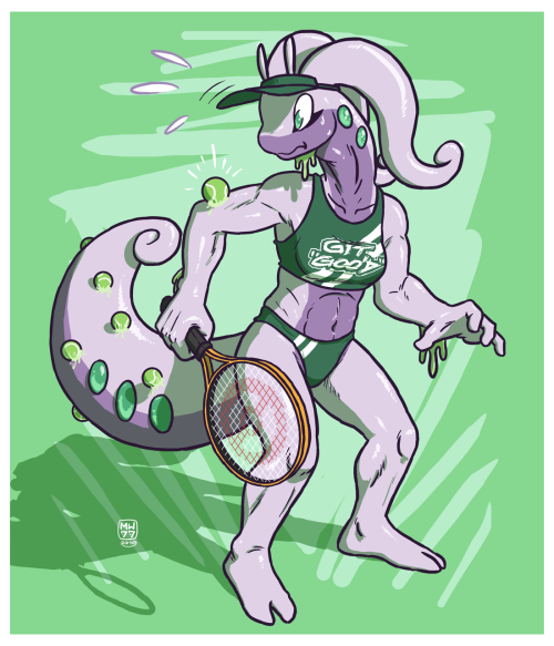 Izzyink: A Very Sticky Situation  They’ll Lose A Lot Of Clean Tennis Balls If Goodra