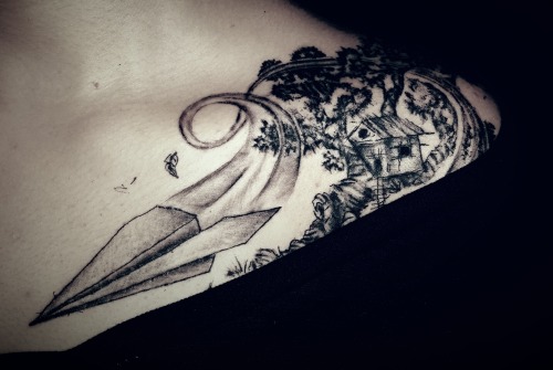 fuckyeahtattoos:  Kuwait/ kiko fransisco Meaning?Take it whatever way you want