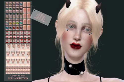 katrina-y:[KxJ]Devil collaborationF/MHQ compatibleThanks for all CC creators Face accessories @jan
