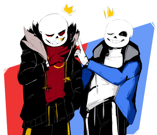 Undertale Sans X Underfell Sans