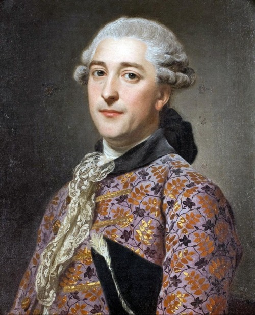 ‘Portrait of Prince Vladimir Golitsyn Borisovtj’ by Alexander Roslin, 1762