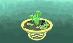 sakom75:  freegameplanet:  Viridi is a relaxing gardening experience in which you nurture your very own virtual pot plants and watch them grow in real time. There are no shortcuts in Viridi (though singing to them may help a little), you simply plant,