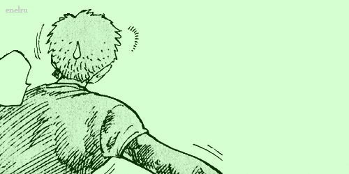 enelru:  One Piece 30 Day Challenge  Day 12: favorite running joke or gag  Zoro’s