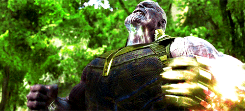 brolinjosh - Thanos was boosting himself to gain power of...