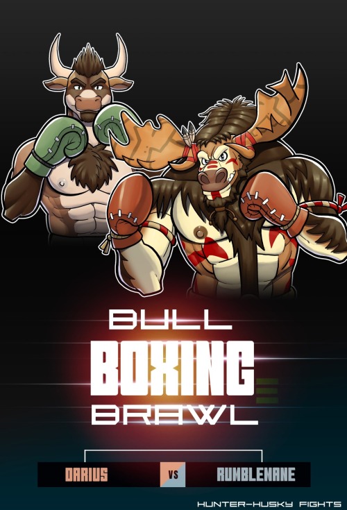 A Boxing poster for@Thaiwolf04with@BullrockDarius, I should draw more Taurens… I even downloa