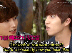 karenwu0109:sassy Kiseop and a pissed Soohyun ㅋㅋ
