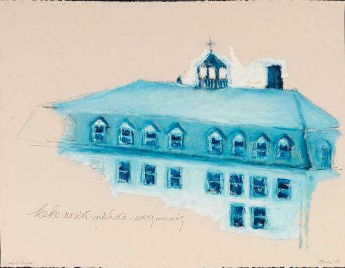 Robert Houle, schoolhouse (from Sandy Bay Residential School Series), 2009