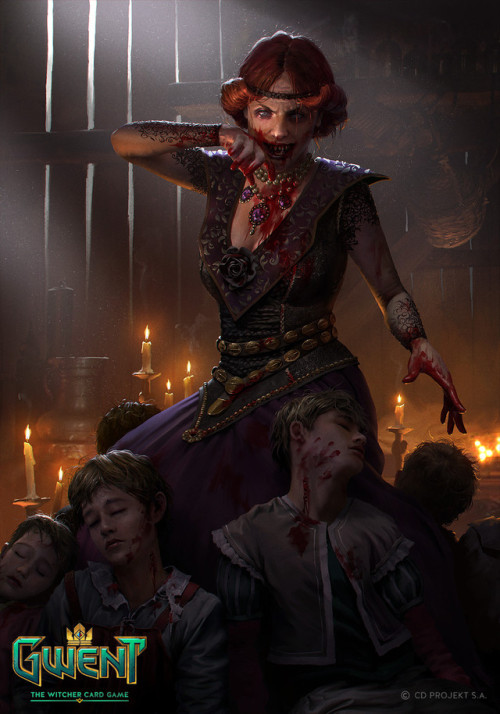 ravenkult: GWENT Card Game - Oriana by Bryan Sola www.artstation.com/artwork/YkDPV
