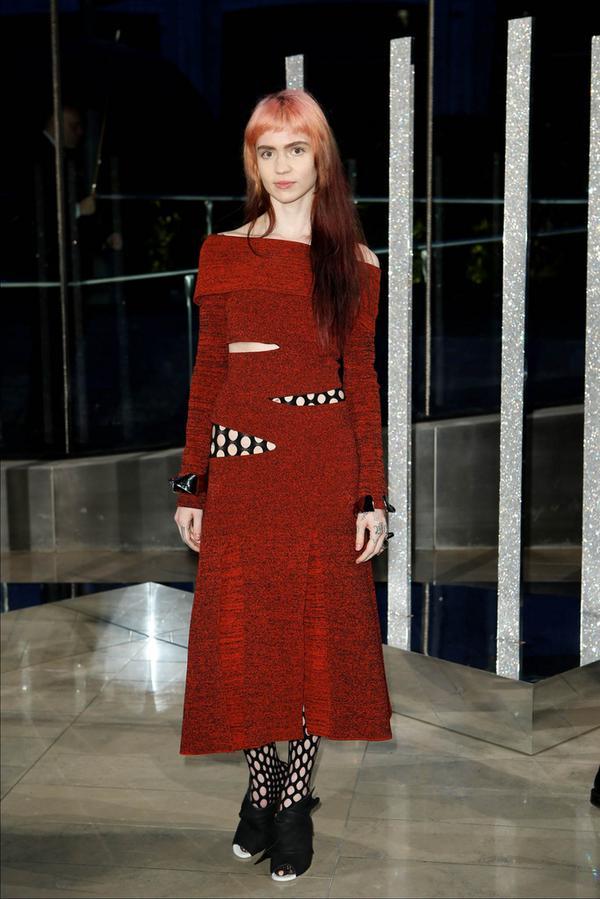 loveyouclaire: @proenzaschouler: @Grimezsz in Proenza Schouler Fall 2015 to the #CFDAawards