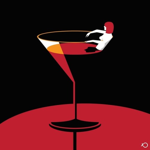 It&rsquo;s time for wine #kostispavlou #illustration #digitalart #wine #drinking #alcohol #woman