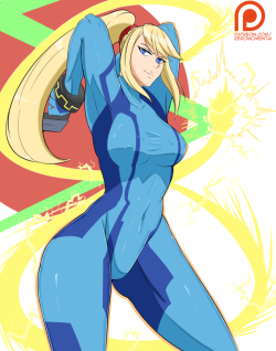 zeromomentaii:    Samus Pinup. Was testing