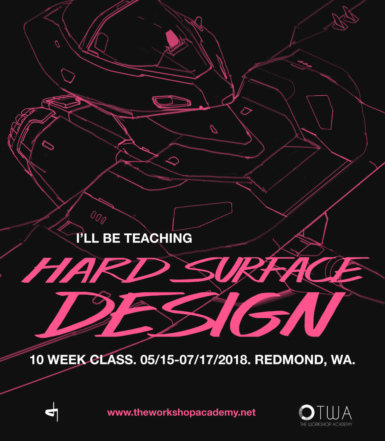 ishouldsketchmore: I’ll be teaching a class at the Workshop Academy in the Seattle