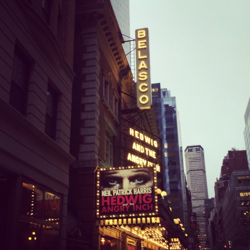Hedwig and The Angry Inch Belasco theatre NYC