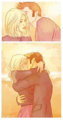 gallifreyburning:  I love you,Rose Tyler. by *viria13 