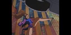 Chun-Li in civilian clothes in a fight