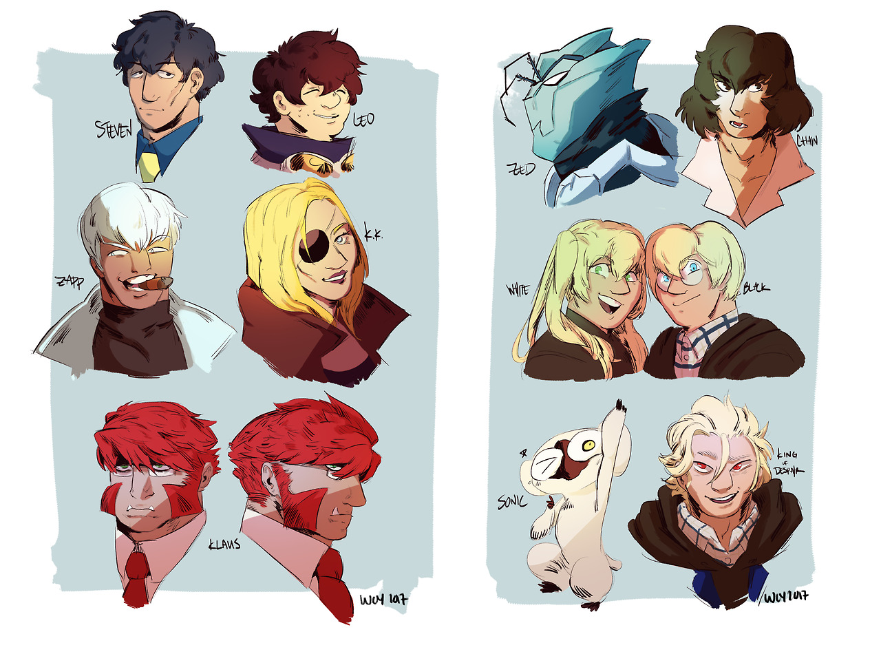 beasthaus:everyone in kekkai sensen is my friend and i love them (klaus gets two