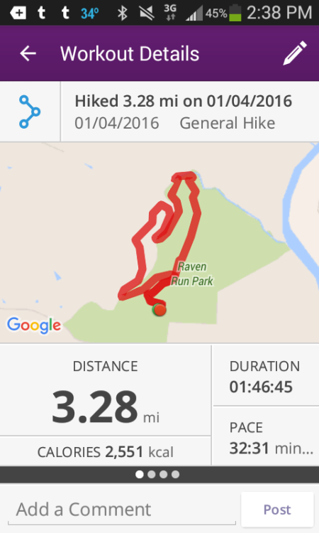 walking-to-mordor: Spent the day at my favorite, local nature sanctuary, Raven Run. It was a chilly,