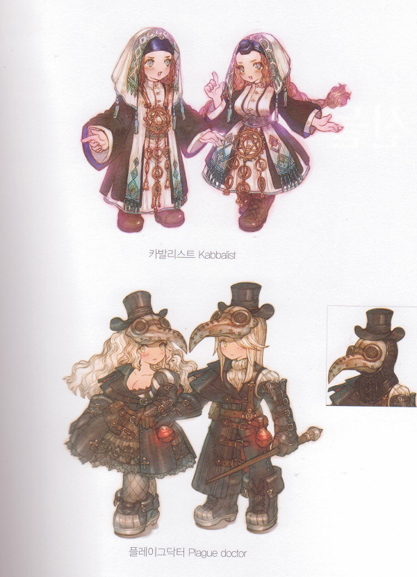 nikonella:  Some of the Official ToS late-rank class art.