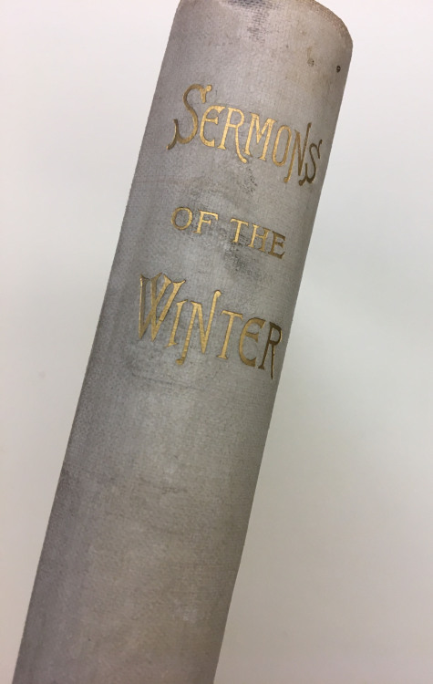 Sermons of the WinterIn honor of the big snowstorm headed our way, we thought this collection of ser