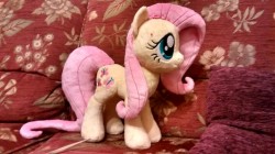 lazyperson202:Some more Fluttershy progress. I’ve made new patterns for her hair including a 3d forelock, I love how it looks so far!&lt;3!