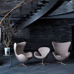 urbnite:  Egg Chair by Arne Jacobsen  Swan Chair by Arne Jacobsen  