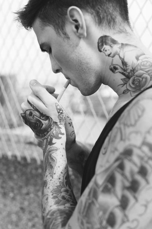 stillmike:  skin art with blacklung