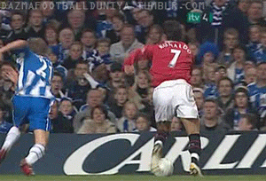 dazmafootballduniya:  Ronaldo totally owned him!