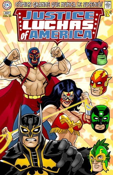 Great Comics That Never Happened #15: The Justice Luchadores of America
“The Justice Luchadores of America (March, 1998)
Story: Chris Sims
Art: Rusty Shackles
The union of the Robot and the Aztec Mummy has finally done the impossible — they’ve...