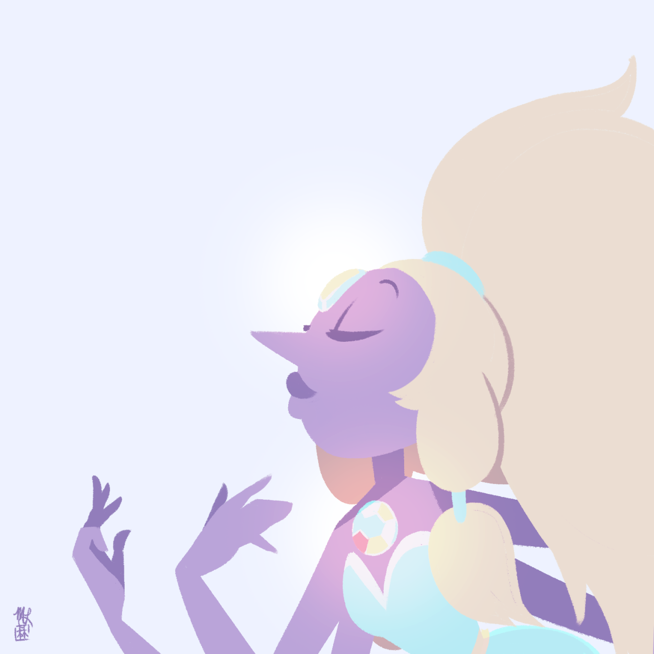 puccadraws:  Warm up doodle of one of my favorite designs from the show &lt;3