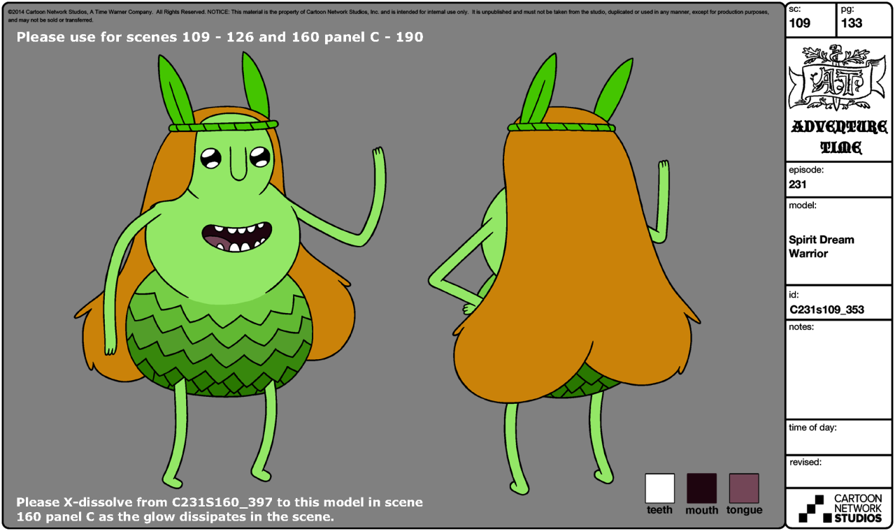 selected character model sheets (1 of 2) from Flute Spellcharacter &amp; prop