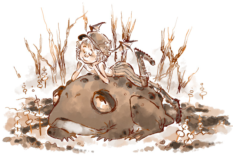 hayoubi:  Commission for butterpaws of her characters Tuna &amp; Yo! This was
