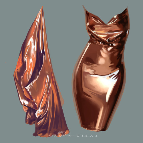 nadiadibaj: fabric studies 04*programs: photoshop and Sai __________________________________•ArtStat