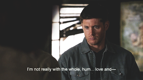 cocklesistoblame:  eekdean:  castielandmoriarty:  It’s killing him to say it…