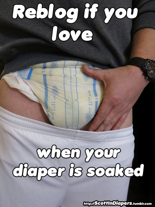imin2abdl: dairymike: douglas09: scottindiapers: Reblog if you love when your diaper is soaked=) Sur