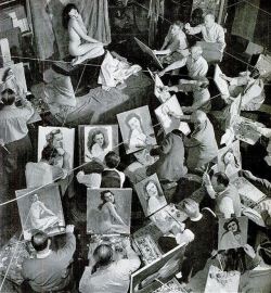 danismm:Businessmen’s Art Class, 1944