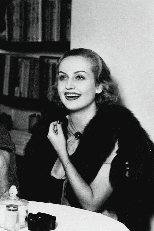 jodockerys:  Carole Lombard at one of Clifton Webb’s parties, c. 1930’s 