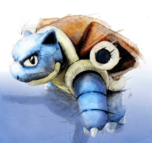 geeksngamers:  Pokemon Watercolors - by Jeremy Kyles Like him on Facebook | Website