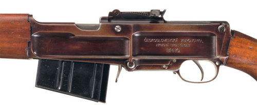 BRNO Arms Czechoslovakian ZH 29 semi automatic rifle, circa 1930′s.from Rock Island Auctions
