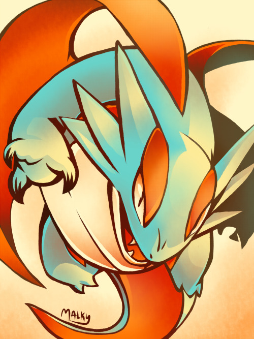 malkshake:Day 31 All Time Favorite: Salamence.Better late than never!And thus ends this monthly chal