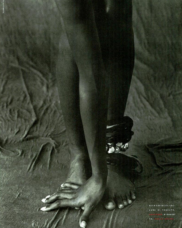 saloandseverine:Vogue Italia June 1989, AfricaLana Ogilvie &amp; Tara Yobit Abate